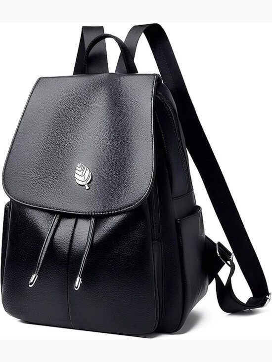 Small Leather Backpack Purse for Women Casual Travel Daypack main image 5